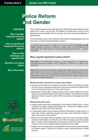 2008 Police Reform and Gender Practice Note 2