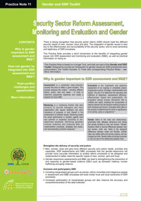 2008 SSR Assessment Monitoring and Evaluation and Gender Practice Note 11