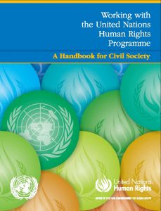 2008 Working with the United Nations Human Rights Programme A Handbook for Civil Society 229x300