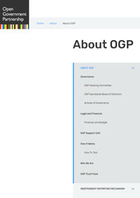 The Open Government Partnership (OGP)