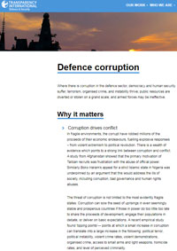 Transparency International UK Defence and Security