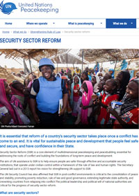 UN Security Sector Reform Task Force